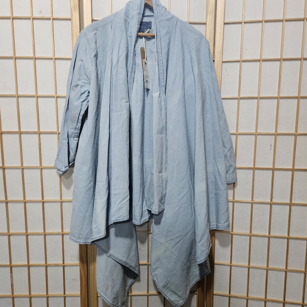 Lucky Brand Knotted & Draped Top